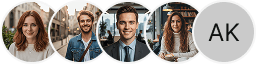 Investor profile avatars displayed across the Meritholt Invest trading review section